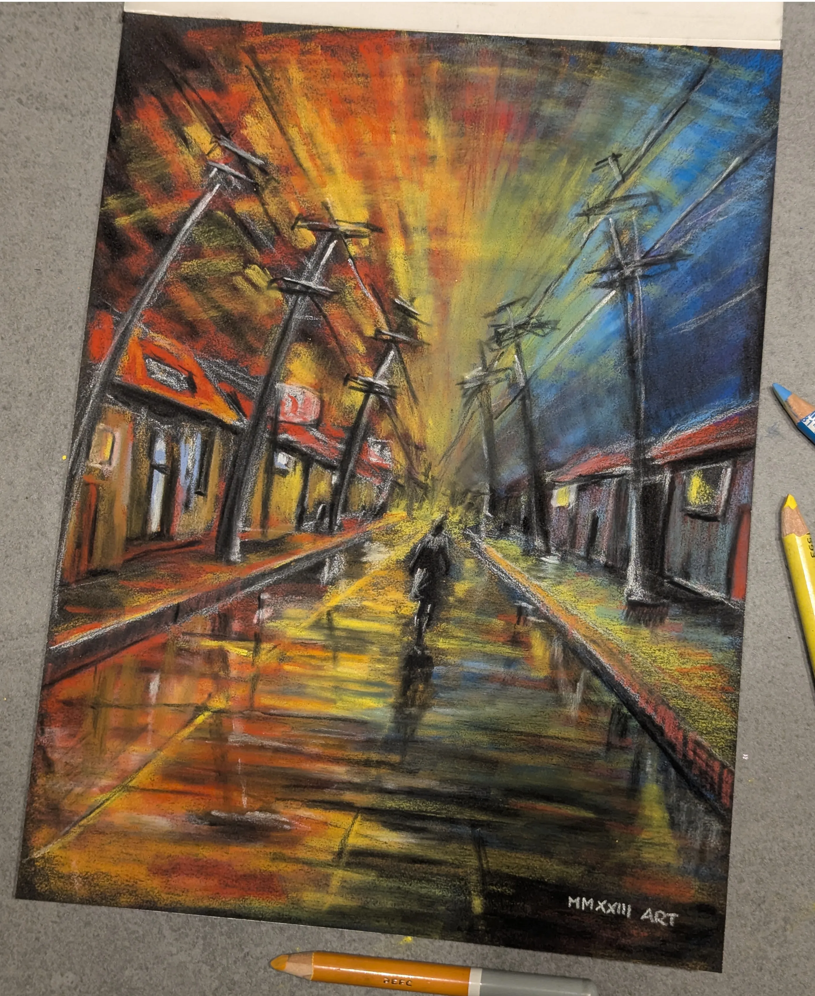The Fold, drawing by MMXXIII.ART