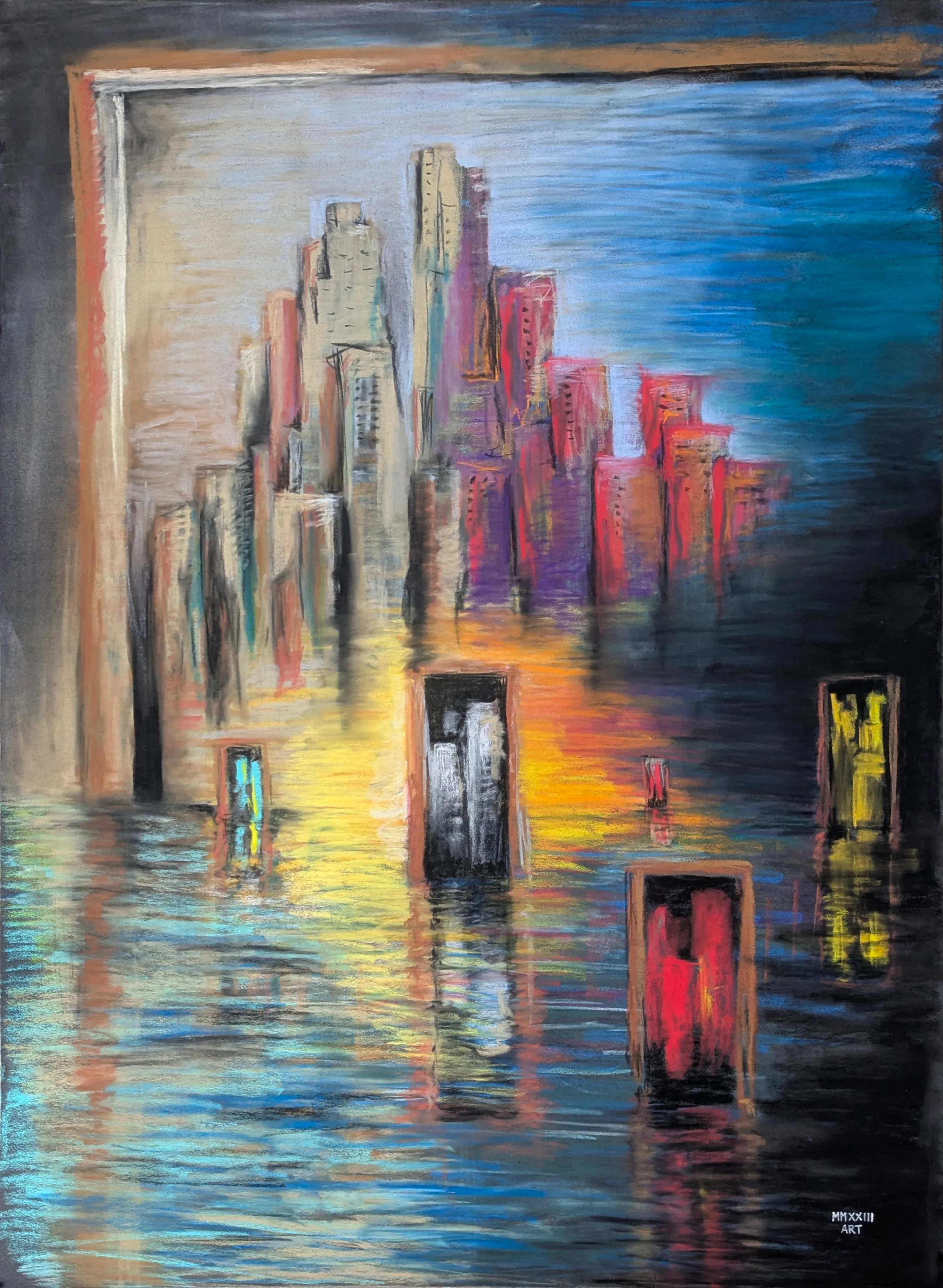 Threshold, drawing by MMXXIII.ART